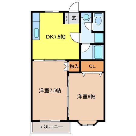 Twins Coopoの物件間取画像